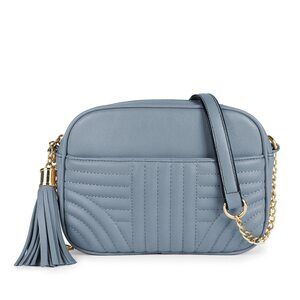 3871 Quilted Crossbody Bags - Stylish Camera Bag with Tassel - Lightweight